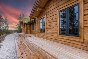 Log house from Latvia