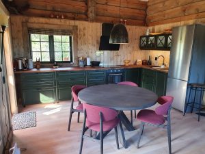Wooden houses interior
